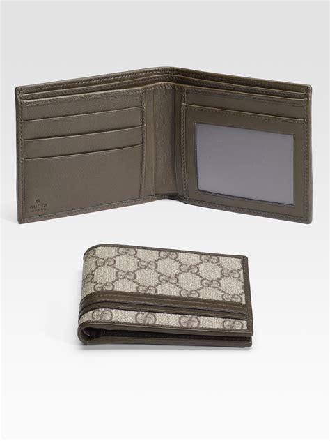 rfid wallet gucci|gucci trifold wallet for men.